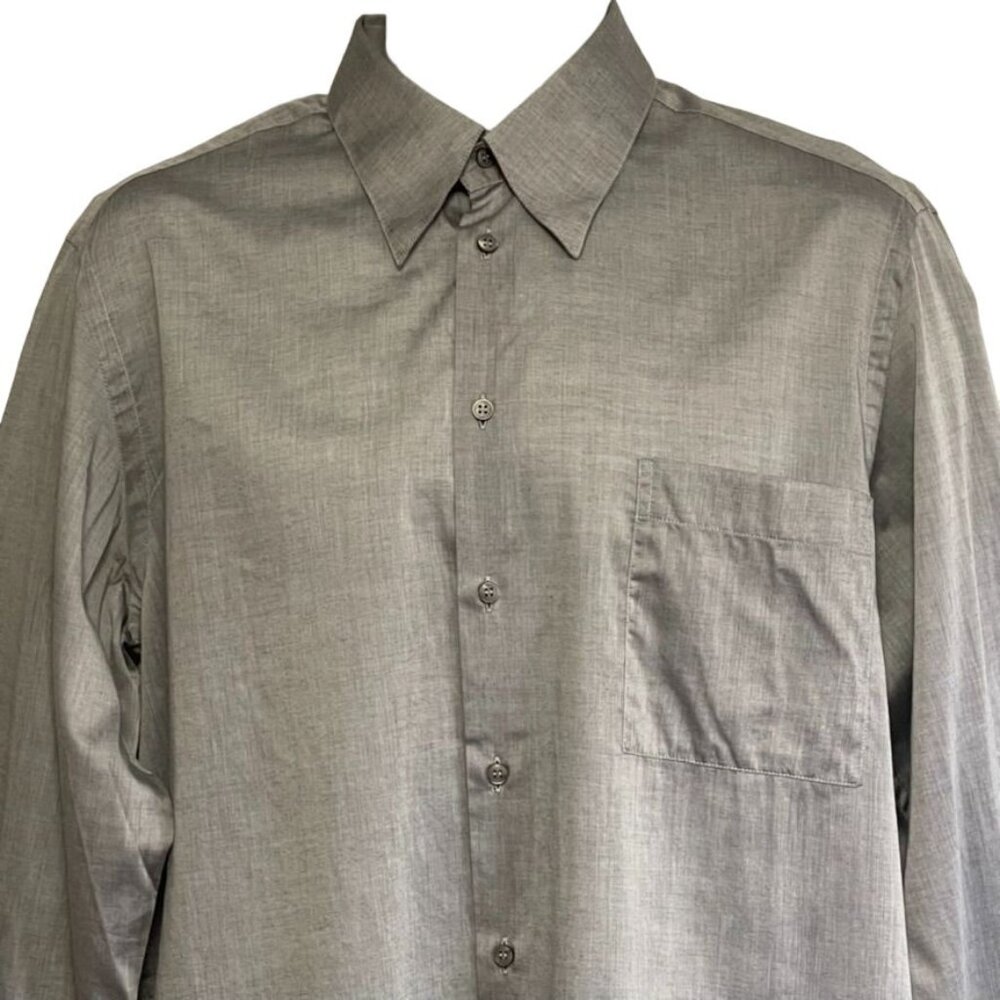 Versace Classic Men's Long Sleeve‎ Shirt 100 % Cotton Size 40-151/4 - Picture 4 of 14